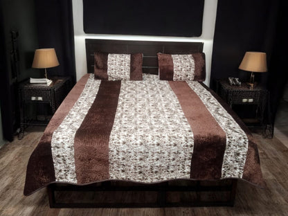 Crush Velvet  Bedspread 3pcs