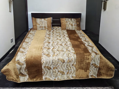 Crush Velvet  Bedspread 3pcs